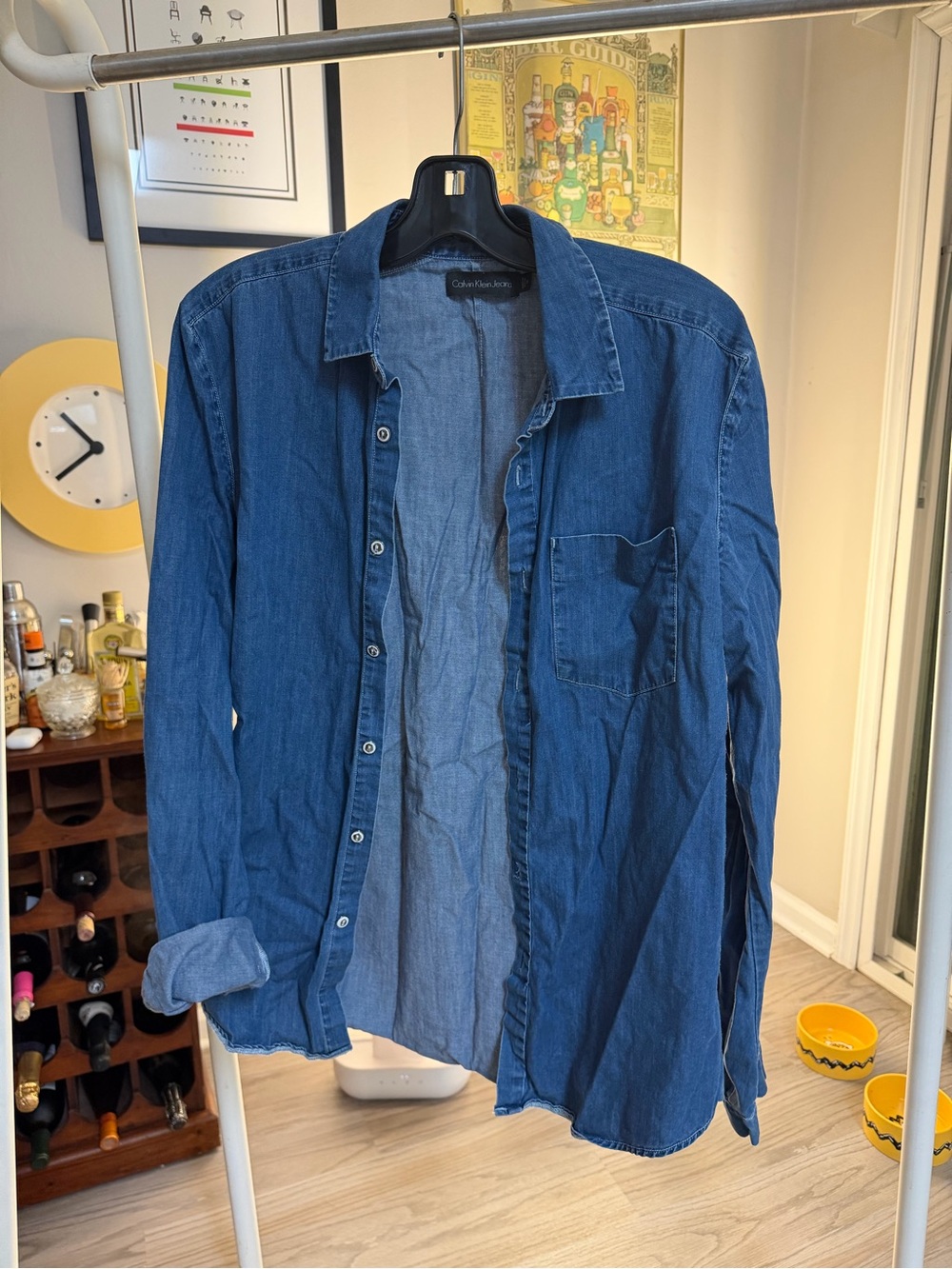 Calvin Klein Jeans Indigo Denim Shirt